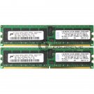2GB (2x1GB) PC2-3200 DDR2 ECC Reg Memory RAM MT18HTF12872Y-40EA2 IBM 73P2870
