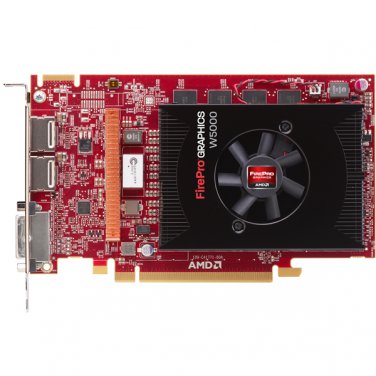 AMD ATI FirePro W5000 2GB GDDR5 PCIe x16 DP DVI Graphics Card GPU 100-505635