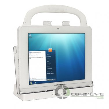 Cybernet T10 White Medical Tablet Intel N2600 1.6GHZ 4GB 64GB SSD 9.7" Win7