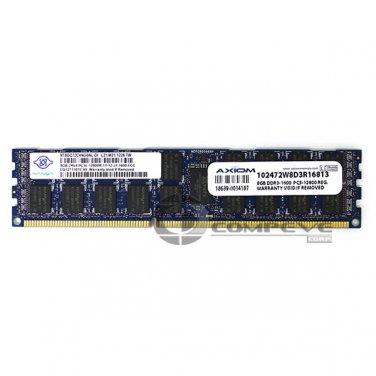 IBM AXIOM 8GB 102472W8D3R16813 PC3-12800 DDR3 CL11 ECC SDRAM RDIMM 90Y3109