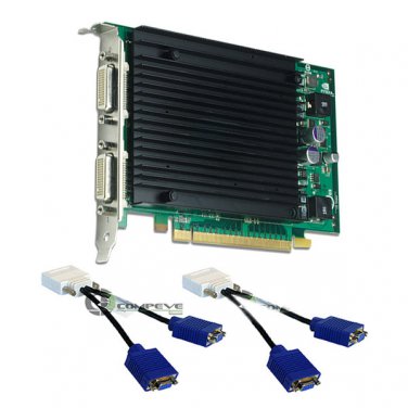 Nvidia Quadro NVS 440 256MB PCIe x16 Quad Graphics Card PNY VCQ440NVS-PCIEX16