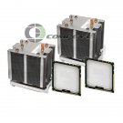 Dell Precision 490 Computer Upgrade kit 2x Heatsinks w/ 2x Intel 5160 3.00GHz