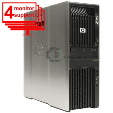 Trading 4 Monitor HP Z600 Computer PC Intel E5640 2.66GHz 12GB 1TB Win7