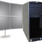 HP XW6400 Quad Core 2.66GHz/4GB/500GB 4 Monitor Trading Monitoring Workstation