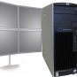 HP XW6400 Quad Core 2.66GHz/4GB/500GB 4 Monitor Trading Monitoring Workstation