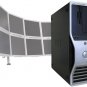 Dell 490 Quad Core 2.33GHz/4GB RAM 1TB HDD Eight 8 Multi Monitor Computer Win7