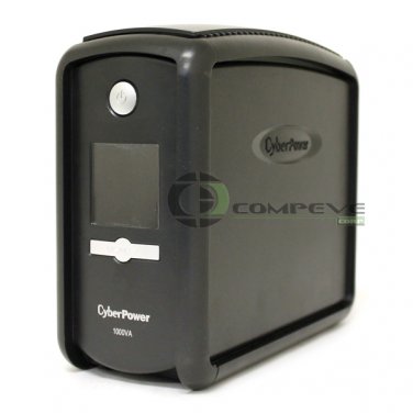CyberPower External UPS Surge CP1000AVRLCD Black 1000VA 600W 120V Expandable