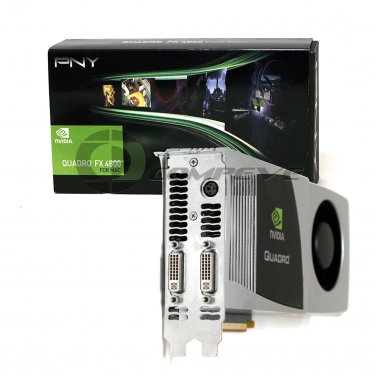 PNY nVidia Quadro FX 4800 for MAC 1.5GB DVI Video Card VCQFX4800MACX16-PB