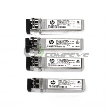 HP MSA 2040 8Gb Short Wave Fibre Channel SFP+ 4-Pack Transceiver C8R23A