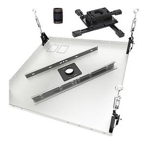 Chief KITPB003 Projector Ceiling Mount Kit RPAU CMS003 3" CMA455 White