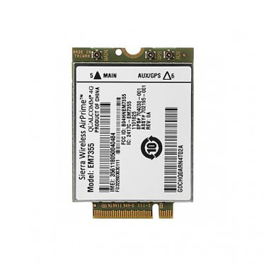 HP EM7355 Qualcomm 4G Wireless Cellular Modem  GSM GPRS E5M75UT 702195-001