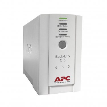 APC BK650EI 230V 400W 6 Outlets CS 650 USB/Serial Back-UPS