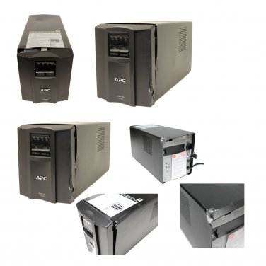 APC Smart-UPS SMT1500 LCD  8 Outlets 1440VA 1000 Watts  UPS System / Cracked