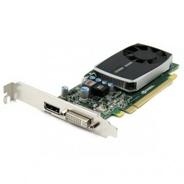 nVidia Quadro 600 1GB DDR3 PCIe x16 DVI DisplayPort Video Card Dell 4J2NX