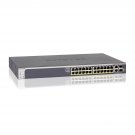 NETGEAR ProSAFE S3300-28X-PoE+ Gigabit Stackable Smart Managed Switch GS728TXP