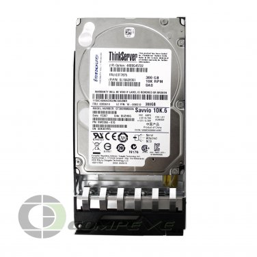 Lenovo ThinkServer 300GB 4XB0G45722 03T7875 2.5" 10K RPM SAS SL10A28361 HDD