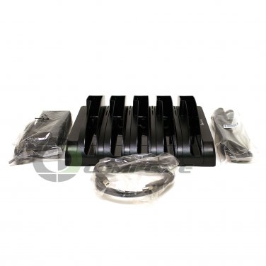 VERIFONE E335 5 SLOT SMART GANG CHARGER M087-Q04-50-NAA w/ U.S. power cord
