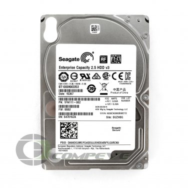 Seagate 1TB ST1000NX0353 1FN111-002 HDD 7200RPM 128MB SATA  2.5" Hard Drive