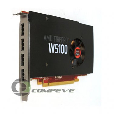AMD / Dell W2C47  FirePro W5100 4GB 128-bit GDDR5 PCI-e 3.0 x16 4K Video Card