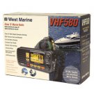 WEST MARINE VHF580 Black Fixed Mount VHF Radio Class D JIS8 Safety LCD