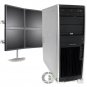 Trading 4 Monitor Workstation PC HP XW4600 Intel E6850 3.0 GHz 4GB RAM 250GB HDD