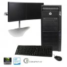 HP Z820 Workstation Intel 2x E5-2640 2.5GHz/ Nvidia K4000/ 48GB RAM/ 1TB / Win7