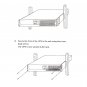 EATON POWERWARE 2 POST 2U RAIL KIT 157606392-1 157606392-2#