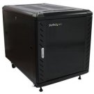 StarTech.com RK1236BKF 12U 36 inch Knock-Down Server Rack Cabinet with Casters