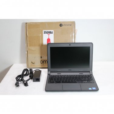 Dell XDGJH Chromebook 11 Black Trim 11.6" Intel Celeron N2840 4GB 16GB