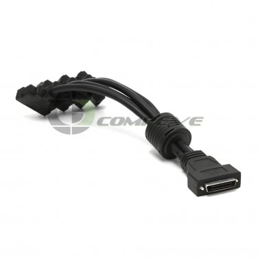 Matrox Quad Display DVI Video Cable Splitter 1ft 16075-02