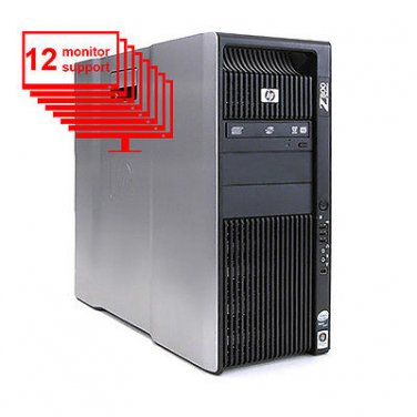 HP Z800 Multi 12-Monitor Computer/PC 8-Core 2x Intel Xeon x5570 12GB 1TB K1200