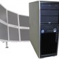 HP XW4600 Dual Core 2.33GHz/4GB RAM/Win10 - 6 Monitor Desktop Computer Tower