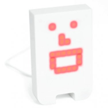 Tengu USB Powered Character Gadget White Robot Led Face Toy
