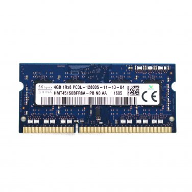 Lenovo/Hynix 4GB RAM DDR3 PC3L-12800S HMT451S6BFR8A-PB 03X6656 Laptop Memory