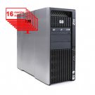 HP Z800 16-Monitor computer PC 2x Xeon X5570  1TB + 256GB SSD/ NVS510 Win 10 Pro