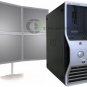 Dell 490 Quad Core 2.33GHz 2GB 80GB HDD 4 Monitor Win 10 Pro Trading Computer PC
