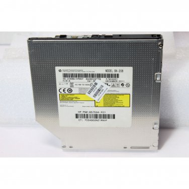 HP Optical Slim Super Multi DVD Writer PN: 657534-FC1 Spare: 646128-001 SN-208