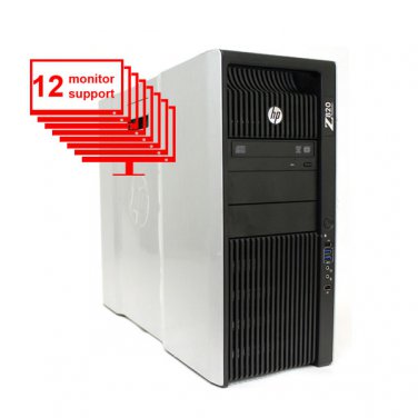 HP Z820 12-Monitor Multi Display Desktop 12-Core/ 16GB / 1TB HDD/ NVS 510/ Win10