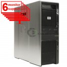 HP Z600 Computer Supporting 6 Monitors Intel E5640 2.66Ghz 12GB 1TB  Win10