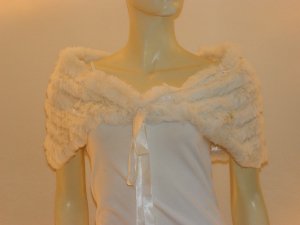 Knitted Rabbit Shoulder Wrap