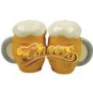 Cheers Magnetic Cheers Beer Mugs Salt and Pepper Shaker