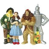 Wizard of Oz Tinman, Scare Crow, Cowardly Lion and Dorothy Salt and Pepper
