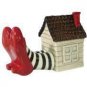 Wizard Of Oz Wicked Legs & House Salt & Pepper Shaker