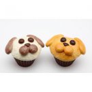 Dog Couple Cupcake Salt and Pepper Shaker Set