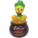 LOONEY TUNES TWEETY IRISH YOU'VE GOT A HEART OF GOLD! TRINKET BOX