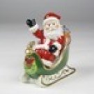 Christmas ~ Santa in Sleigh Salt and Pepper