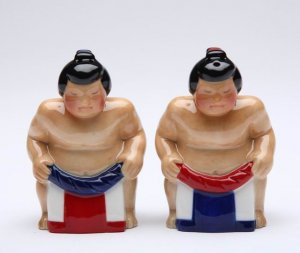 Sumo Wrestler Salt and Pepper
