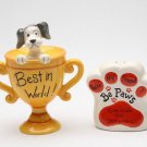Trophy Dog Be Paws You're My Friend & The Best In The World Salt and Pepper
