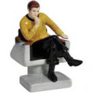 Star Trek Captain Kirk Style Sitting On Chair Salt and Pepper