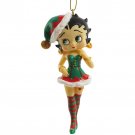 Christmas Betty Boop wearing Elf Costume Ornament Holiday Decoration